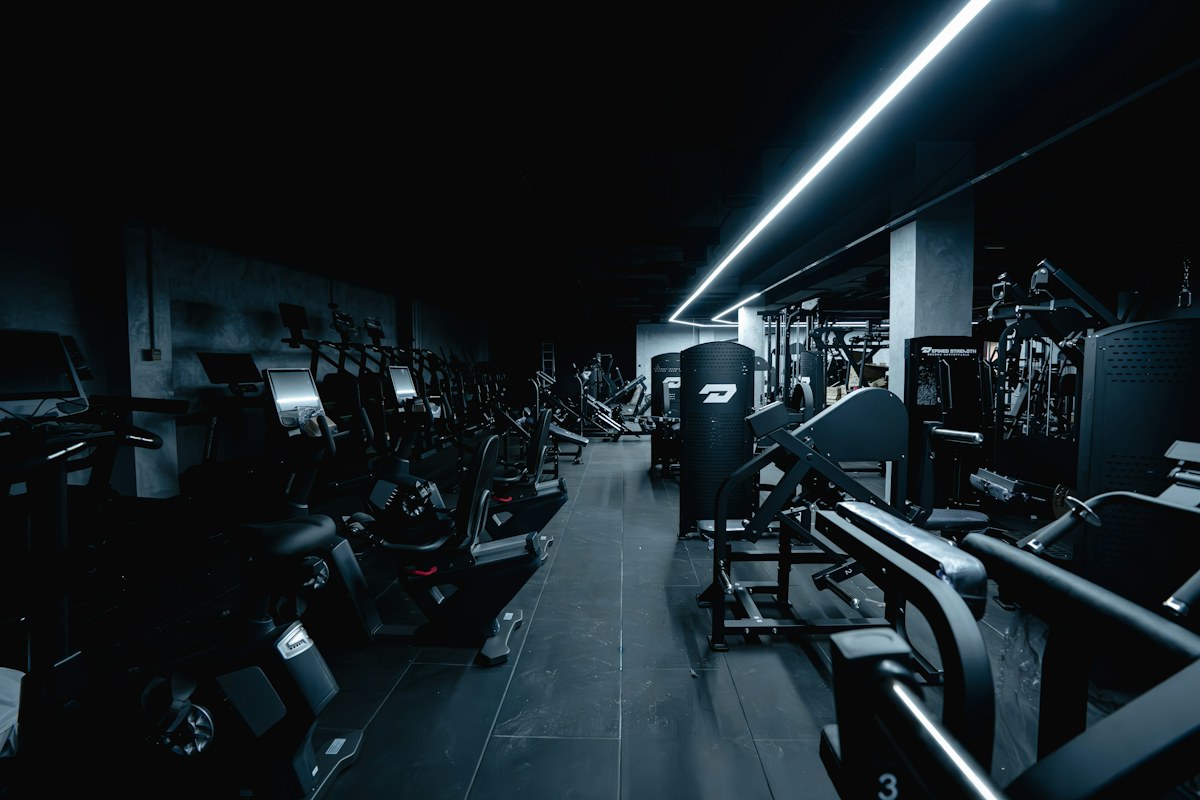 Dedicated racks, platforms and free weights.